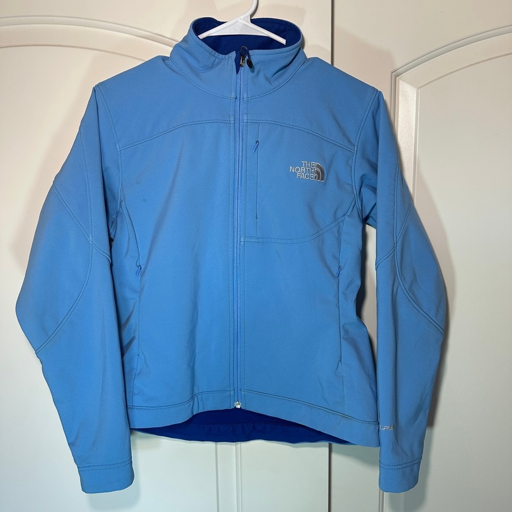 The North Face Womens‎ Small Apex Bionic Softshell Full Zip Jacket Blue Gorpcore